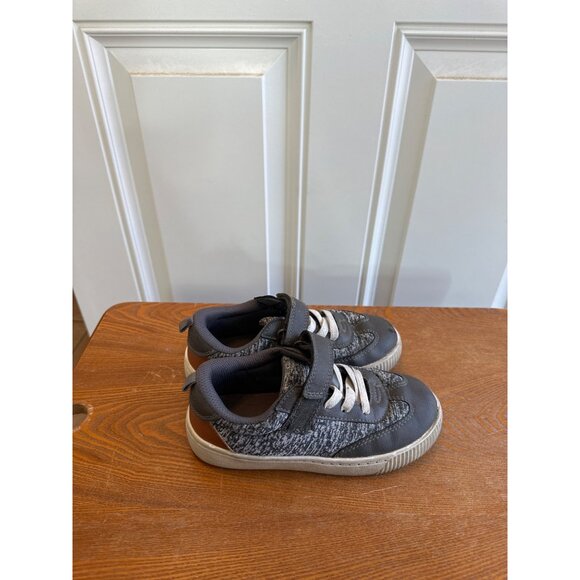Carters Boys Grey Slip On Gustav Casual Sneakers Grey Size 1 Sku 2808A - Picture 3 of 12